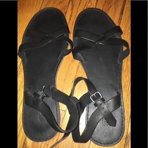 Madewell leather sandals size 9